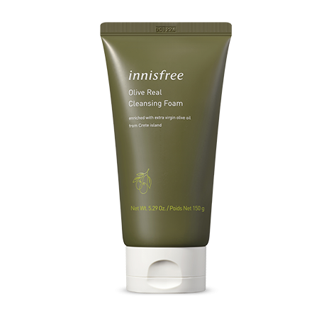 INNISFREE Olive Real Cleansing Foam 150ml gentle hydrating cleanser